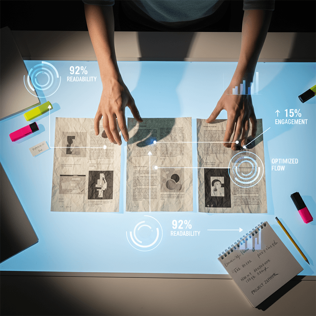Content quality improvement and organization process