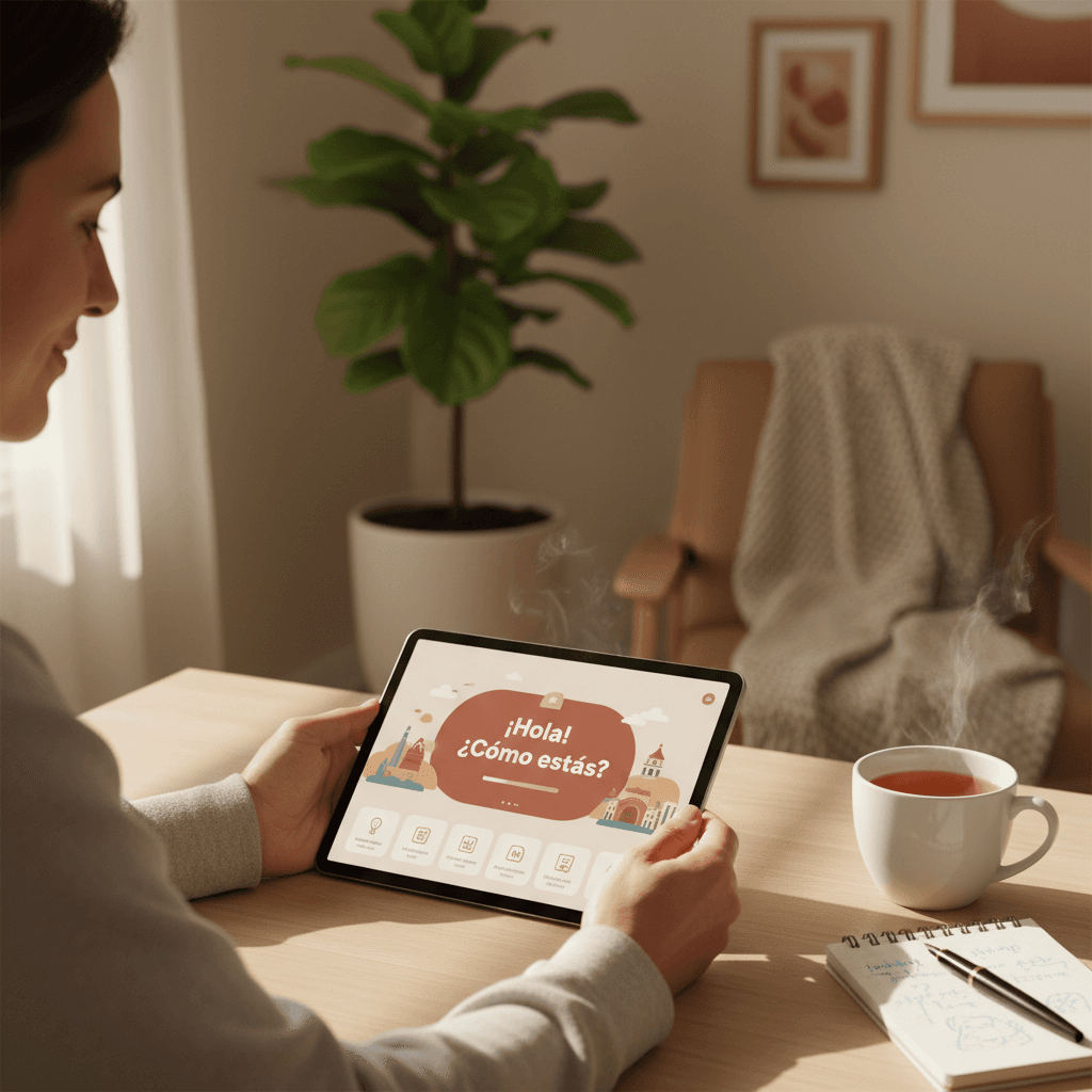 AI training course learning interface