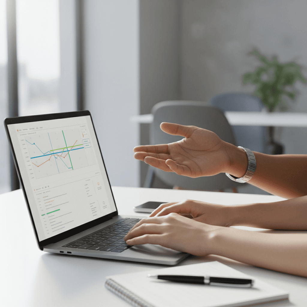 AI training session with instructor and student